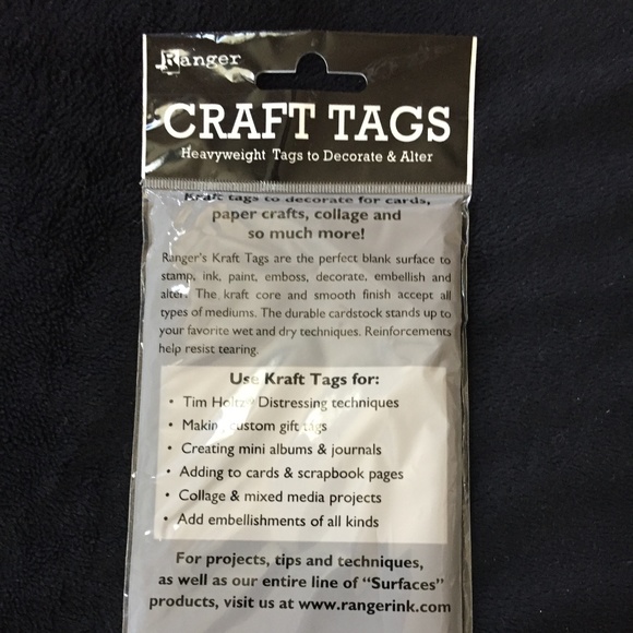 🐌5 Items for $15🐌 Hanger Craft Tags Pack of 20 - Picture 2 of 4